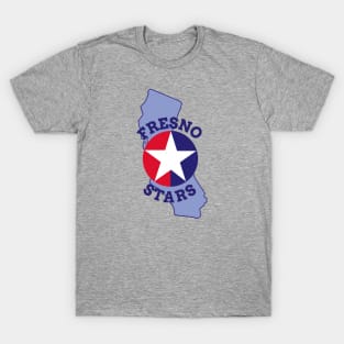 Defunct Fresno Stars WBA Basketball 1978 T-Shirt